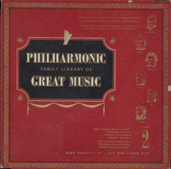 Popular Philharmonic Family Library Of Great Music 8 Albums