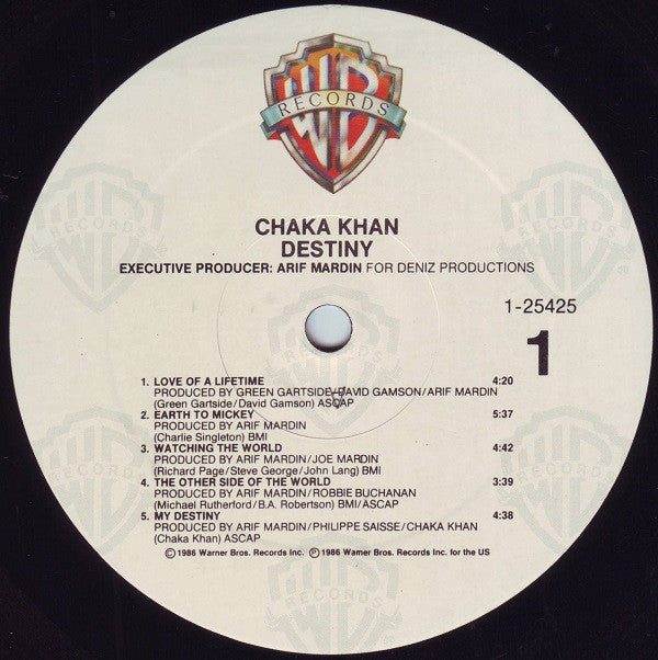 Chaka Khan : Destiny (LP, Album, All)