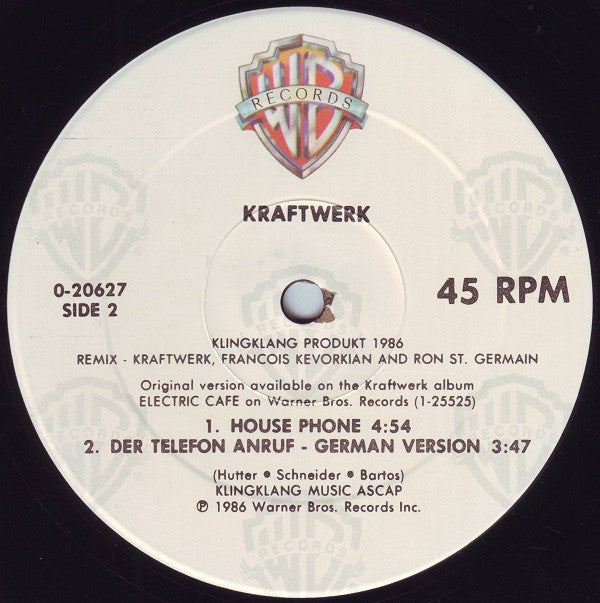 Kraftwerk : The Telephone Call (12", Maxi, SRC)