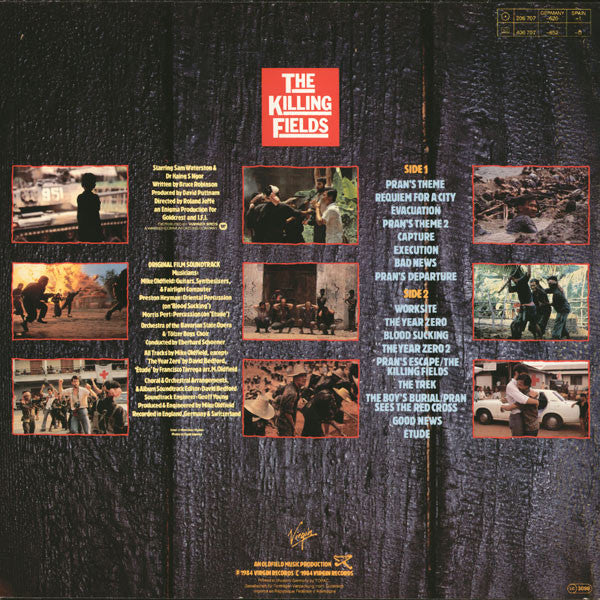 Mike Oldfield : The Killing Fields (Original Film Soundtrack) (LP, Album)