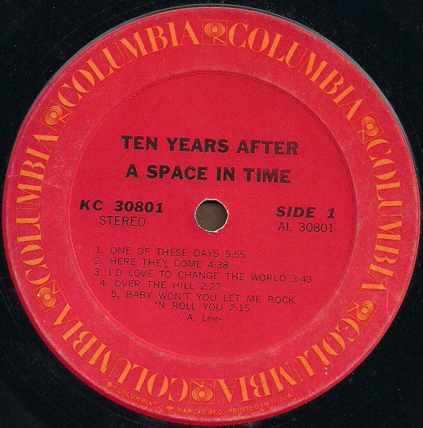 Ten Years After : A Space In Time (LP, Album, Pit)