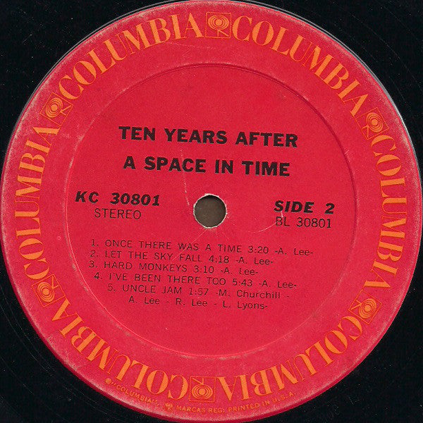 Ten Years After : A Space In Time (LP, Album, Pit)