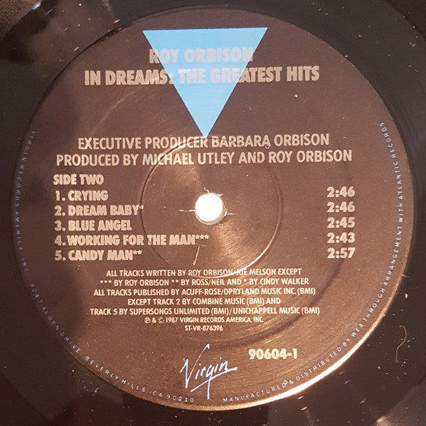 Roy Orbison : In Dreams: The Greatest Hits (2xLP, Album)