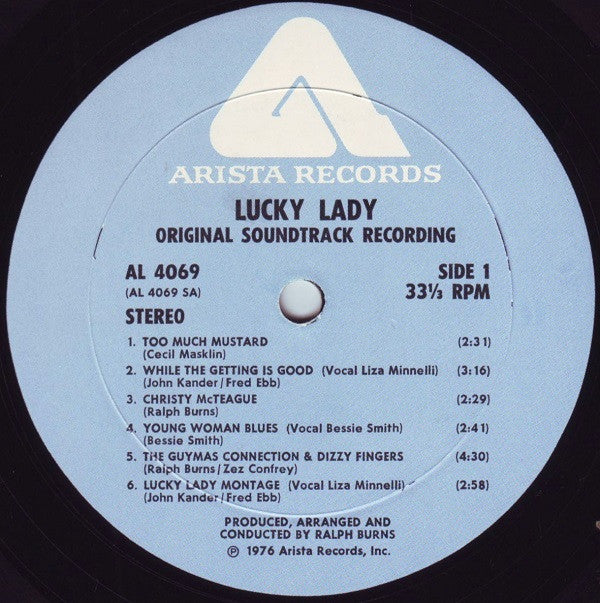 Various : Lucky Lady (Original Soundtrack Recording) (LP, Album)