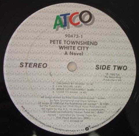 Pete Townshend : White City (A Novel) (LP, Album, SP )