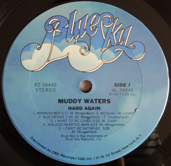 Muddy Waters : Hard Again (LP, Album, Ter)