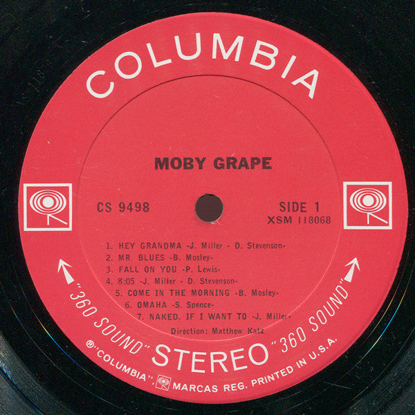 Moby Grape : Moby Grape (LP, Album, San)