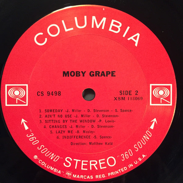 Moby Grape : Moby Grape (LP, Album, San)