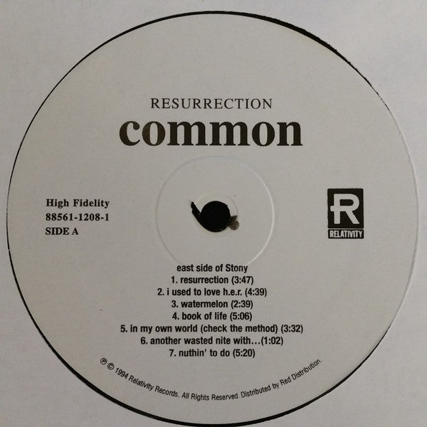 Common : Resurrection (LP, Album, RE)