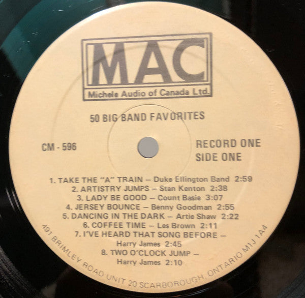 Various : 50 Big Band Favorites (3xLP, Album, Comp)