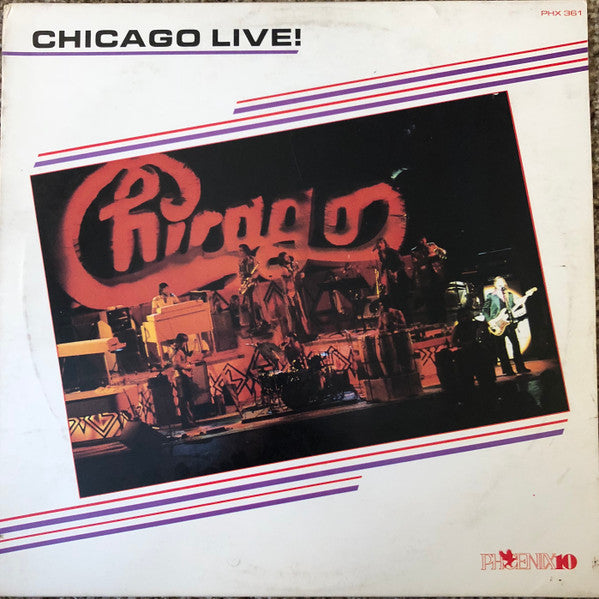 Chicago (2) : Chicago Live (LP, Unofficial)