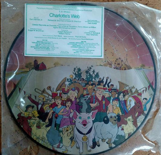 Richard M. Sherman & Robert B. Sherman : E.B. White's Charlotte's Web (Original Soundtrack Recording) (LP, Pic)