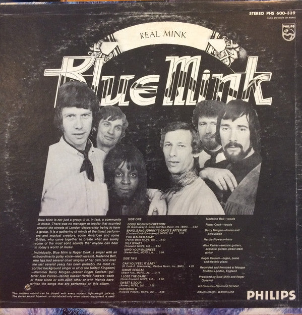 Blue Mink : Real Mink (LP, Album)