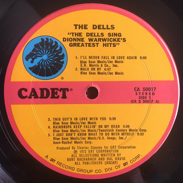 The Dells : The Dells Sing Dionne Warwicke's Greatest Hits (LP, Album)