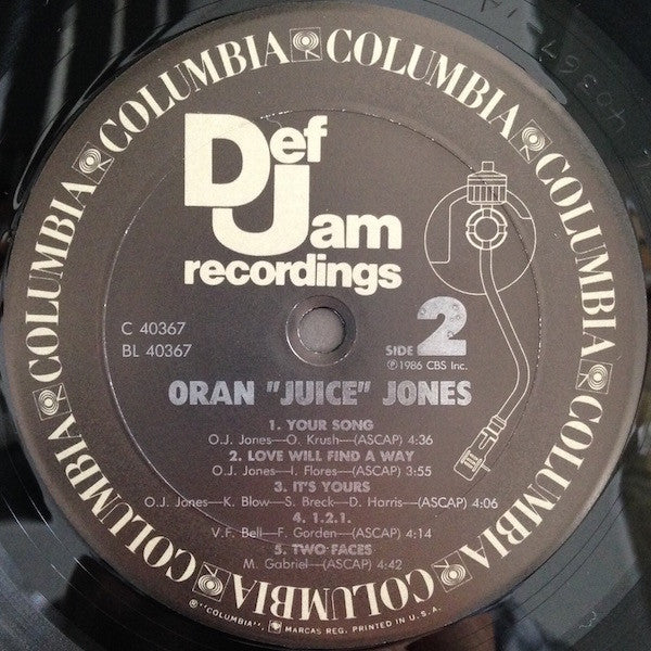 Oran 'Juice' Jones : Juice (LP, Album)