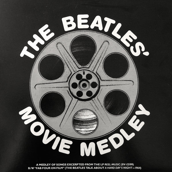 The Beatles : The Beatles' Movie Medley (12", Mono, Promo)