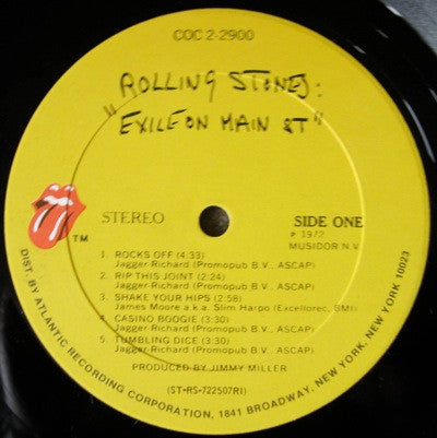 The Rolling Stones : Exile On Main St (2xLP, Album, RI )