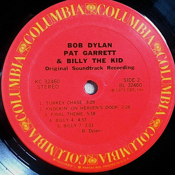 Bob Dylan : Pat Garrett & Billy The Kid (Original Soundtrack Recording) (LP, Album, Emb)