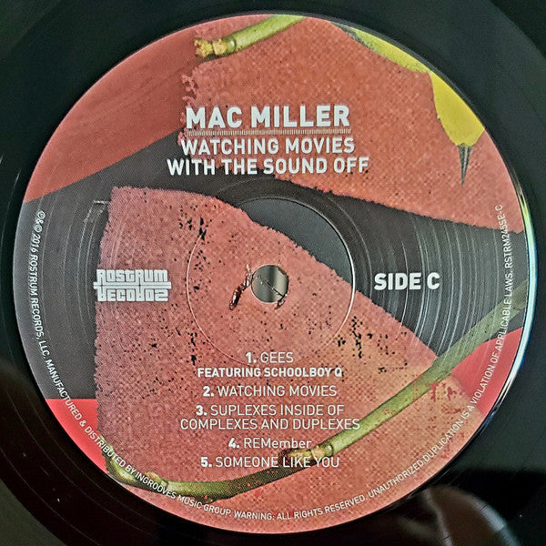 Mac Miller : Watching Movies With The Sound Off (2xLP, Album, RE)