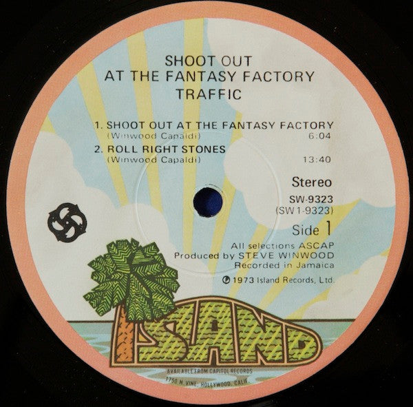 Traffic : Shoot Out At The Fantasy Factory (LP, Album, Win)