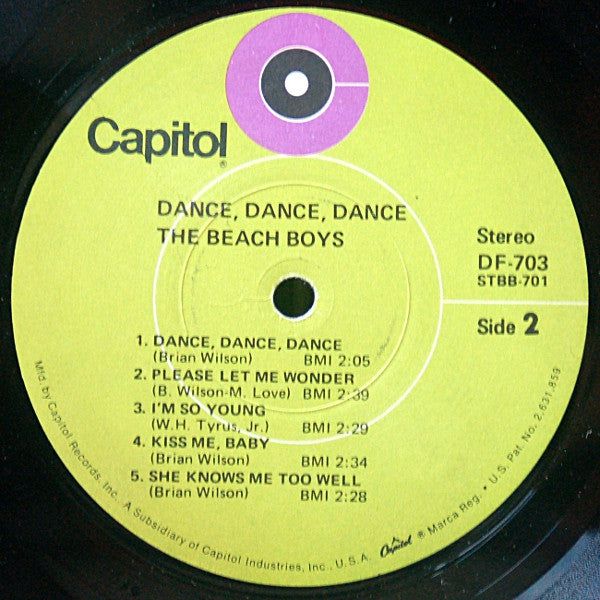 The Beach Boys : Dance, Dance, Dance (LP, Album, RE, LA )