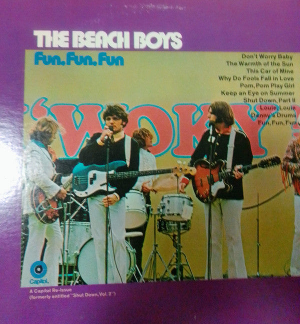 The Beach Boys : Fun, Fun, Fun (LP, Album, RE)