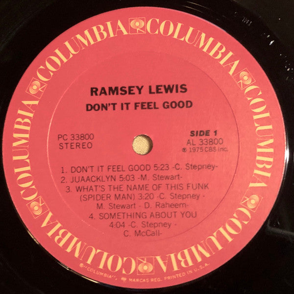 Ramsey Lewis : Don't It Feel Good (LP, Album, Ter)