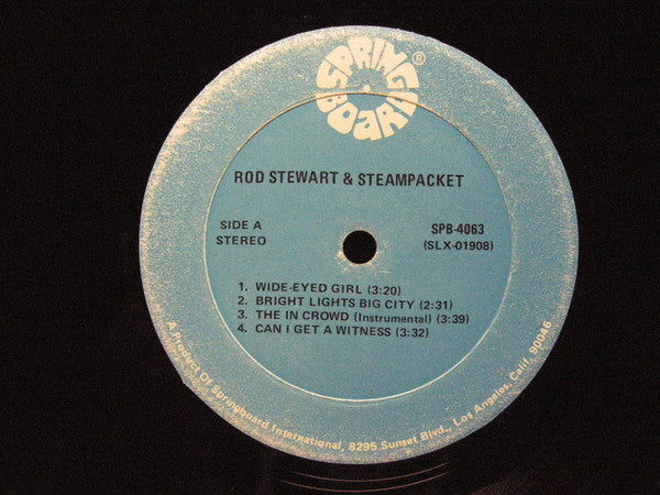 Rod Stewart & The Steampacket : Rod Stewart & Steampacket (LP, Comp)