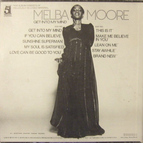 Melba Moore : Get Into My Mind (LP, Comp)