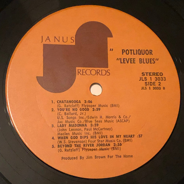 Potliquor : Levee Blues (LP, Album, Gat)