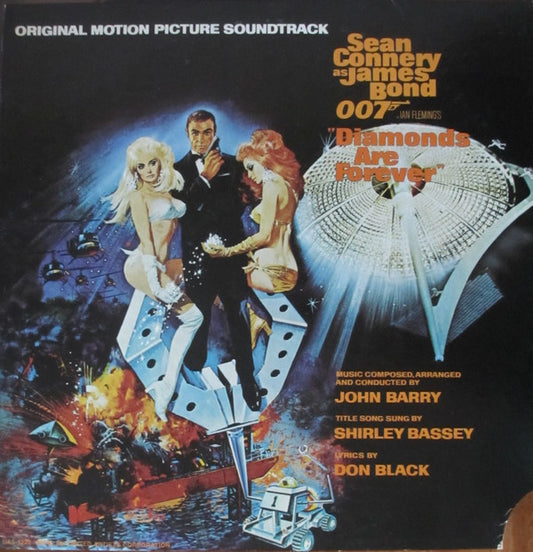 John Barry : Diamonds Are Forever (Original Motion Picture Soundtrack) (LP, Album, Ter)