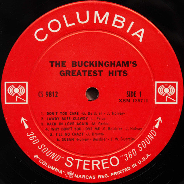 The Buckinghams : Greatest Hits (LP, Comp, Ter)