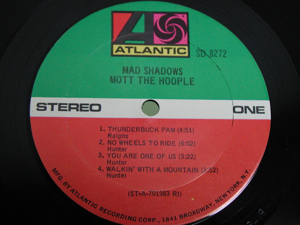 Mott The Hoople : Mad Shadows (LP, Album, M/Print, RI )