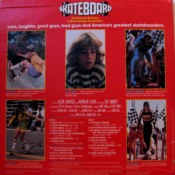 Various : Skateboard (An Original Soundtrack Recording) (LP, Album)