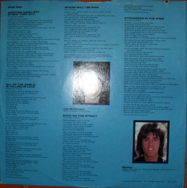 Bay City Rollers : Strangers In The Wind (LP, Album, Ter)