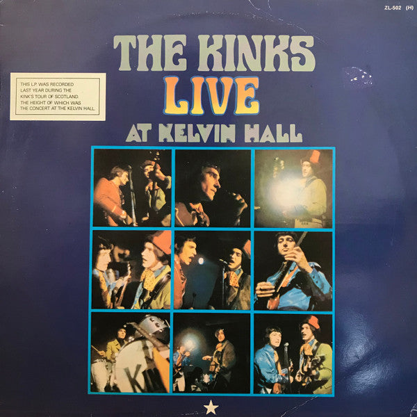 The Kinks : Live At Kelvin Hall (LP, Album, RE)