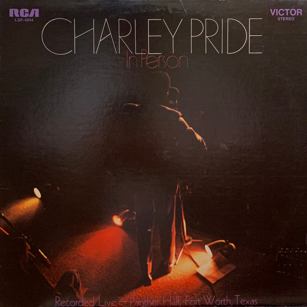 Charley Pride : In Person (LP, Album, Ind)