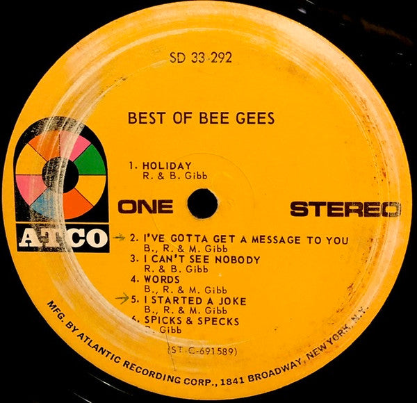 Bee Gees : Best Of Bee Gees (LP, Comp)