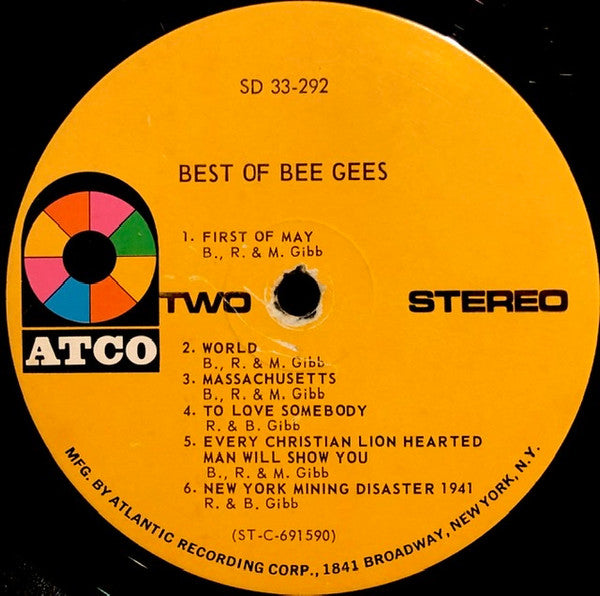 Bee Gees : Best Of Bee Gees (LP, Comp)