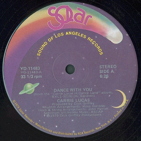 Carrie Lucas : Dance With You (12", Single)