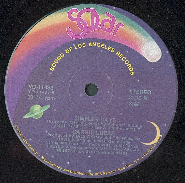 Carrie Lucas : Dance With You (12", Single)