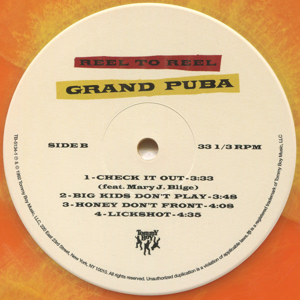 Grand Puba : Reel To Reel (Album, Ltd + LP, Ora + LP, Blu)