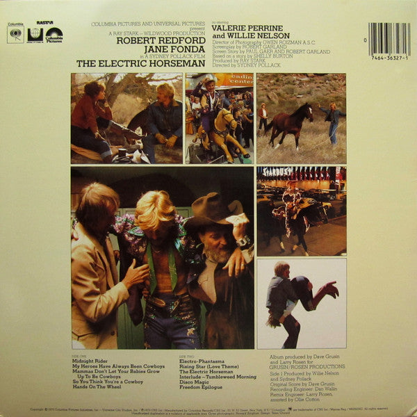 Willie Nelson / Dave Grusin : The Electric Horseman (Music From The Original Motion Picture Soundtrack) (LP, Album, Ter)