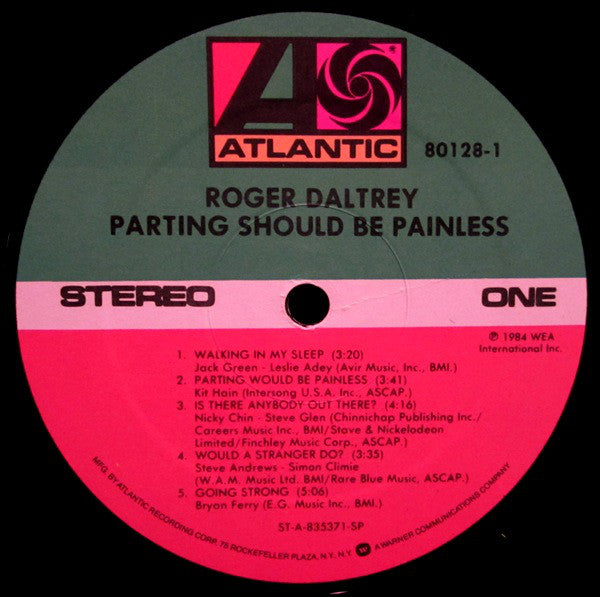 Roger Daltrey : Parting Should Be Painless (LP, Album)