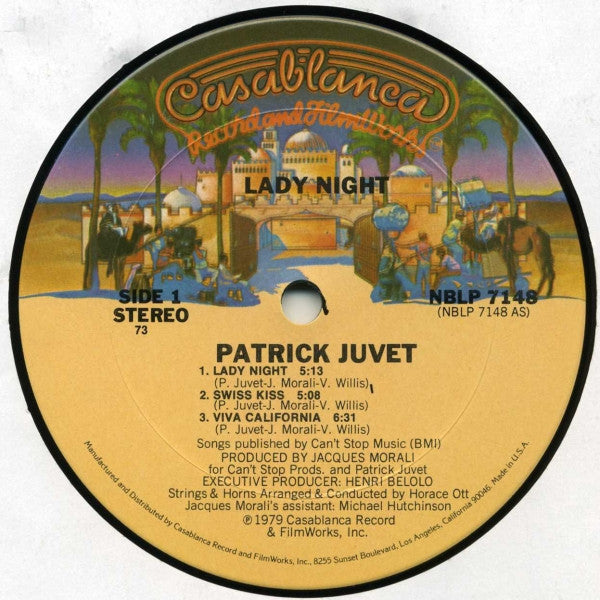 Patrick Juvet : Lady Night (LP, Album)