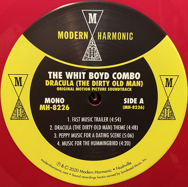 The Whit Boyd Combo : Dracula (The Dirty Old Man) (Original Motion Picture Soundtrack) (LP, Album, Mono, Red)