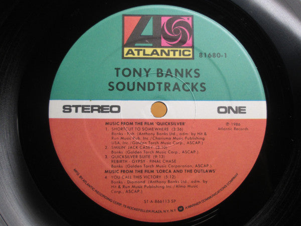 Tony Banks : Soundtracks (LP, Album, SP )