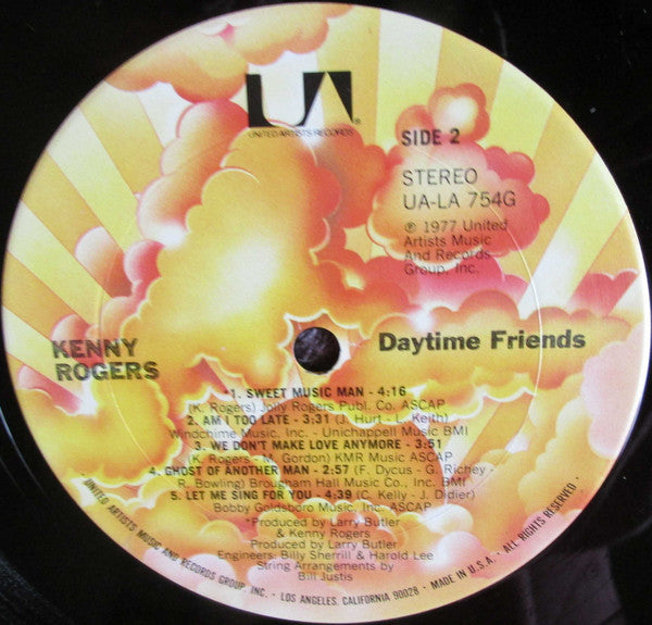 Kenny Rogers : Daytime Friends (LP, Album)