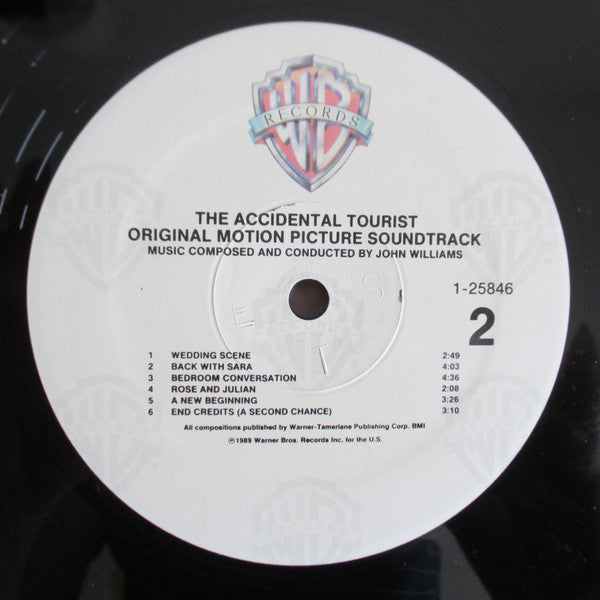 John Williams (4) : The Accidental Tourist (Original Motion Picture Soundtrack) (LP, Spe)