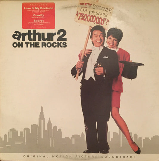 Various : Arthur 2 On The Rocks - Original Motion Picture Soundtrack (LP, Comp, B P)